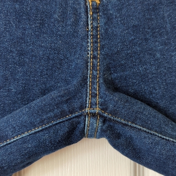 Joe's Jeans The Callie Dark Wash High Rise Cropped Boot Cut Button Fly Jeans 25 - Picture 12 of 14